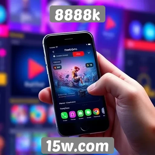 Acessibilidade do site 8888k em dispositivos móveis